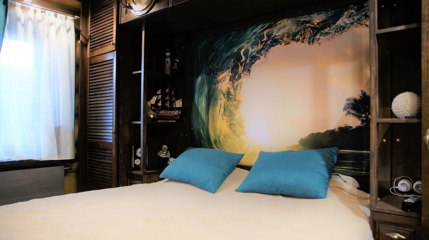 Баня-гостевой домик в морском стиле 56 м.кв