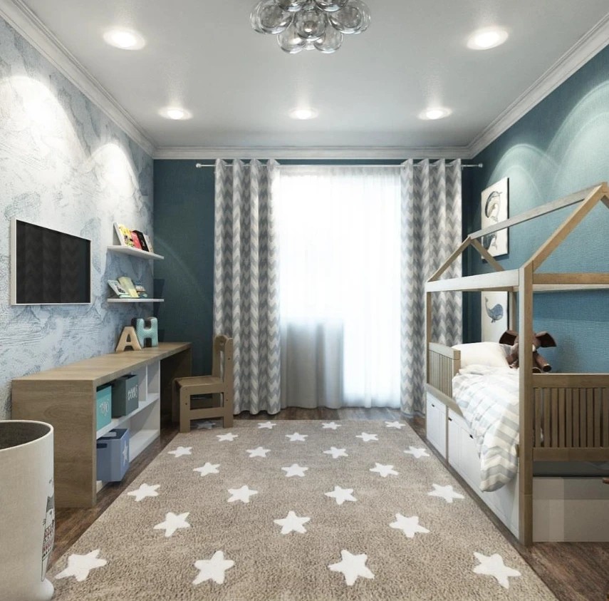 Двухкомнатная квартира стиль неоклассика + скандинавский