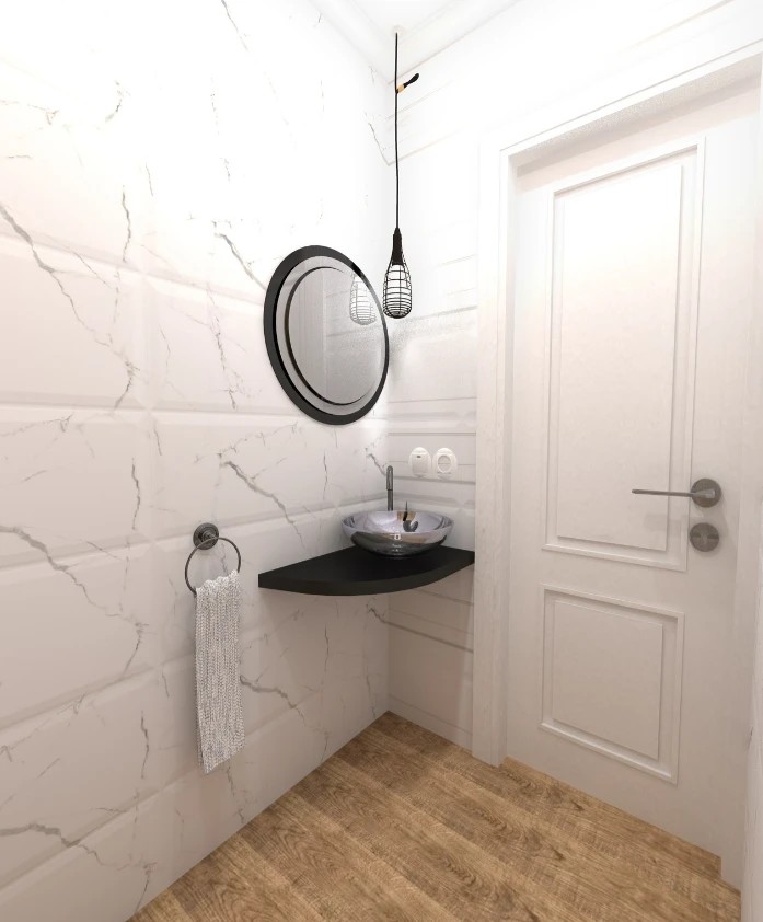 Двухкомнатная квартира стиль неоклассика + скандинавский