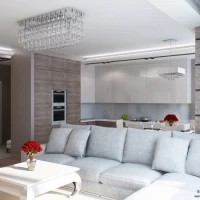 Гостиная, Кухня, Коридор