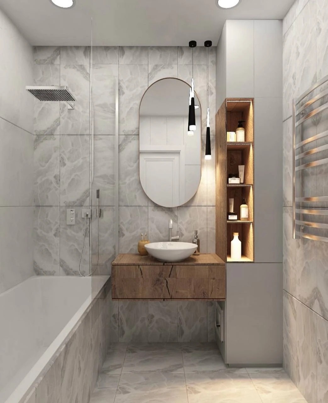 Трёхкомнатная квартира для семьи с двумя детьми.