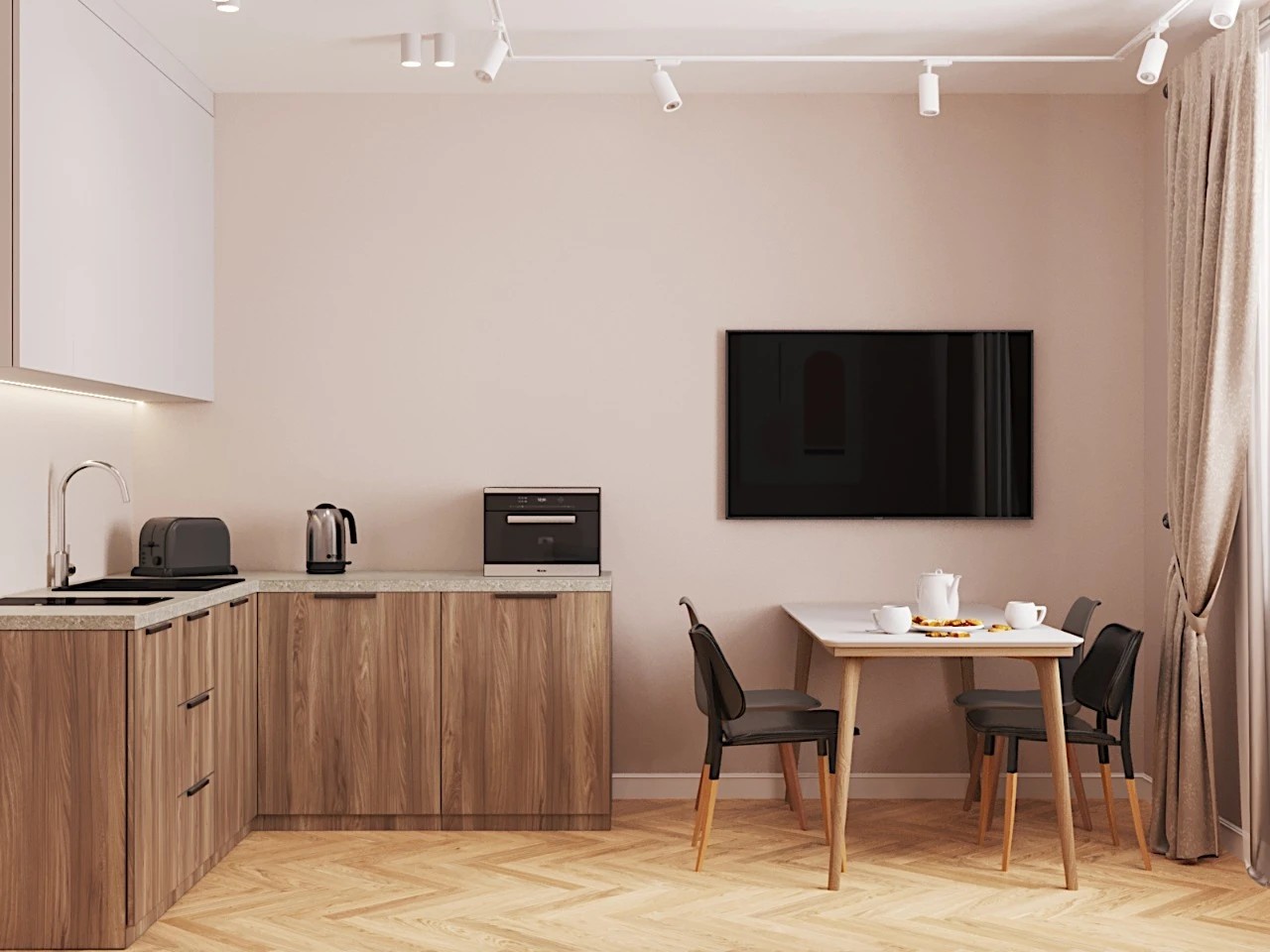 Дизайн-проект ОДНУШКА ДЛЯ ТВОРЧЕСКОГО МОЛОДОГО ЧЕЛОВЕКА