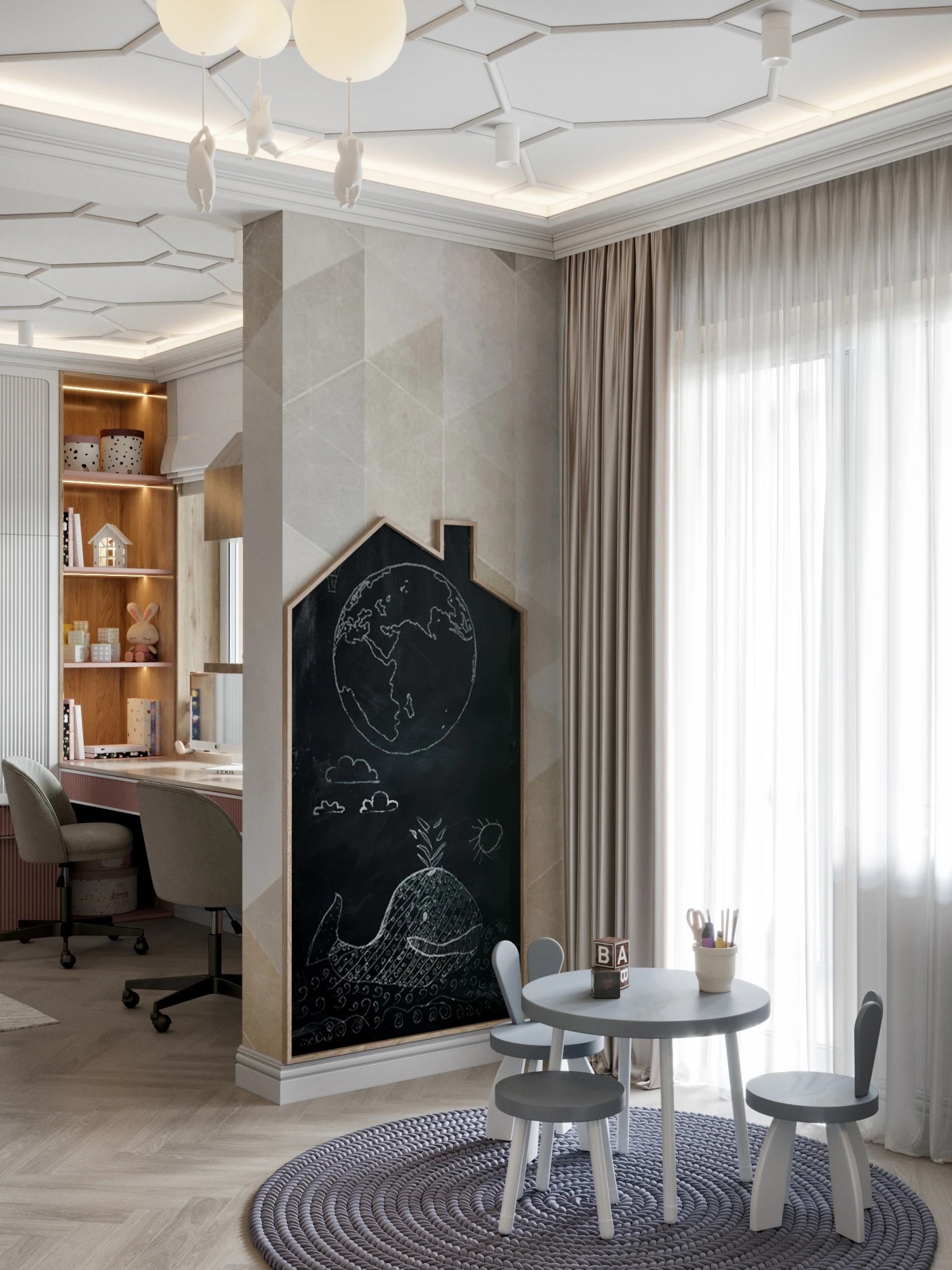 Детская комната для двух детей