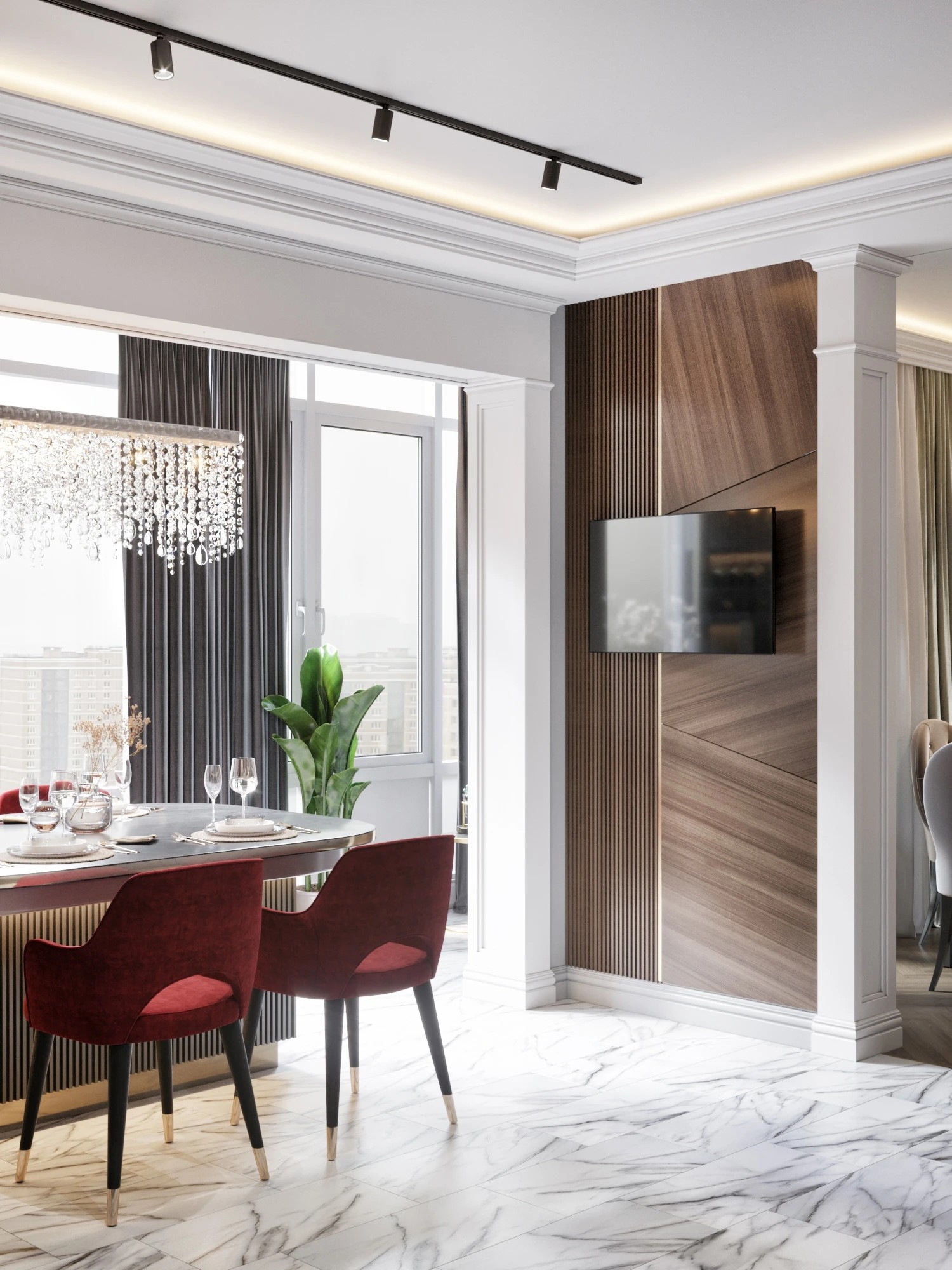 Кухня в неоклассике