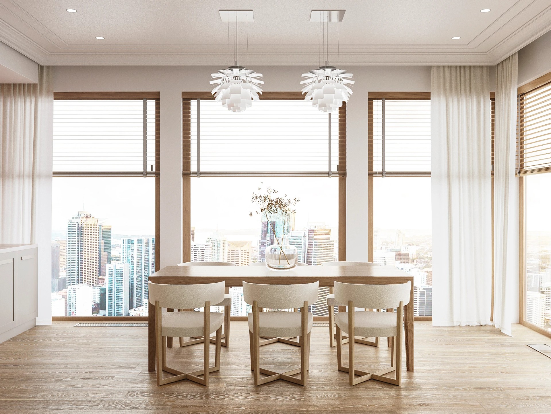 Проект кухни-гостиной в комплексе Neva Towers