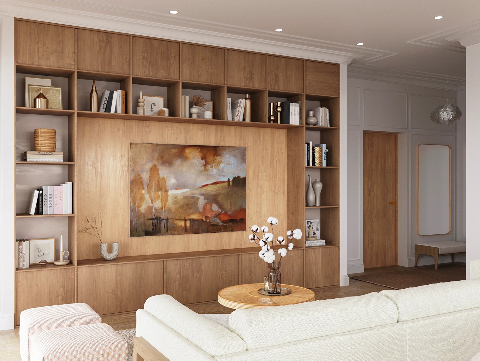 Проект кухни-гостиной в комплексе Neva Towers