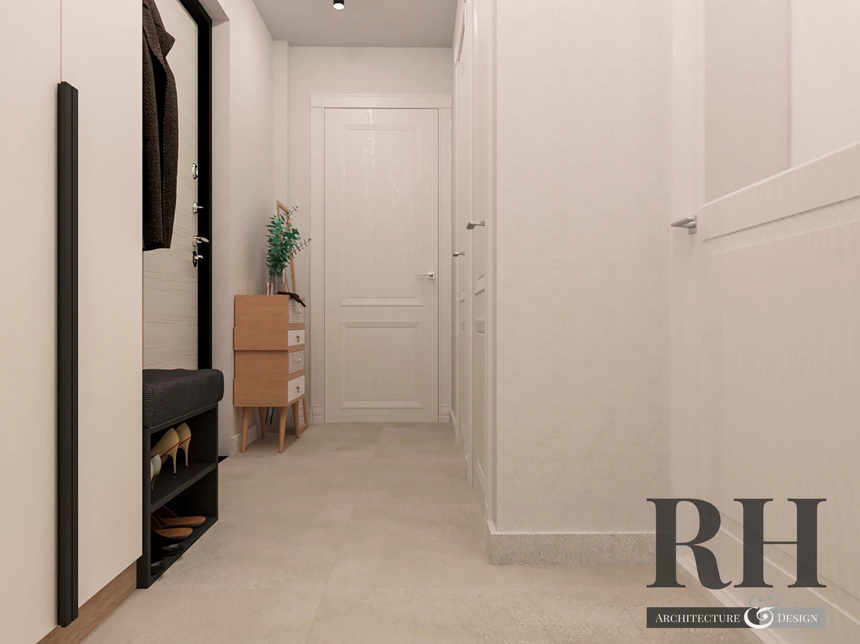 Дизайн кухни и прихожей