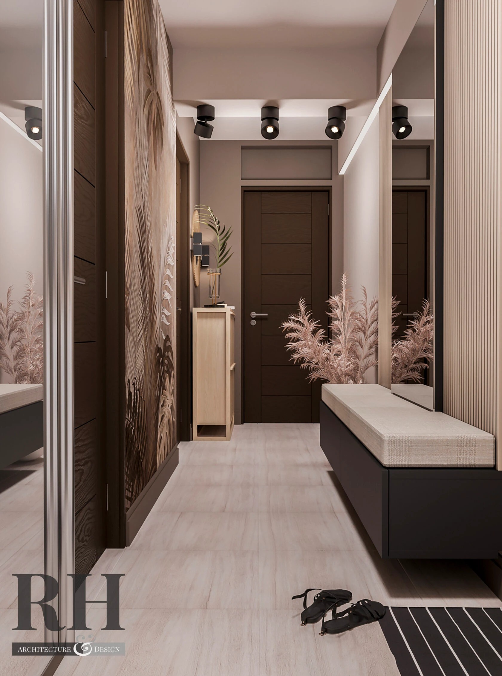 Дизайн кухни и прихожей