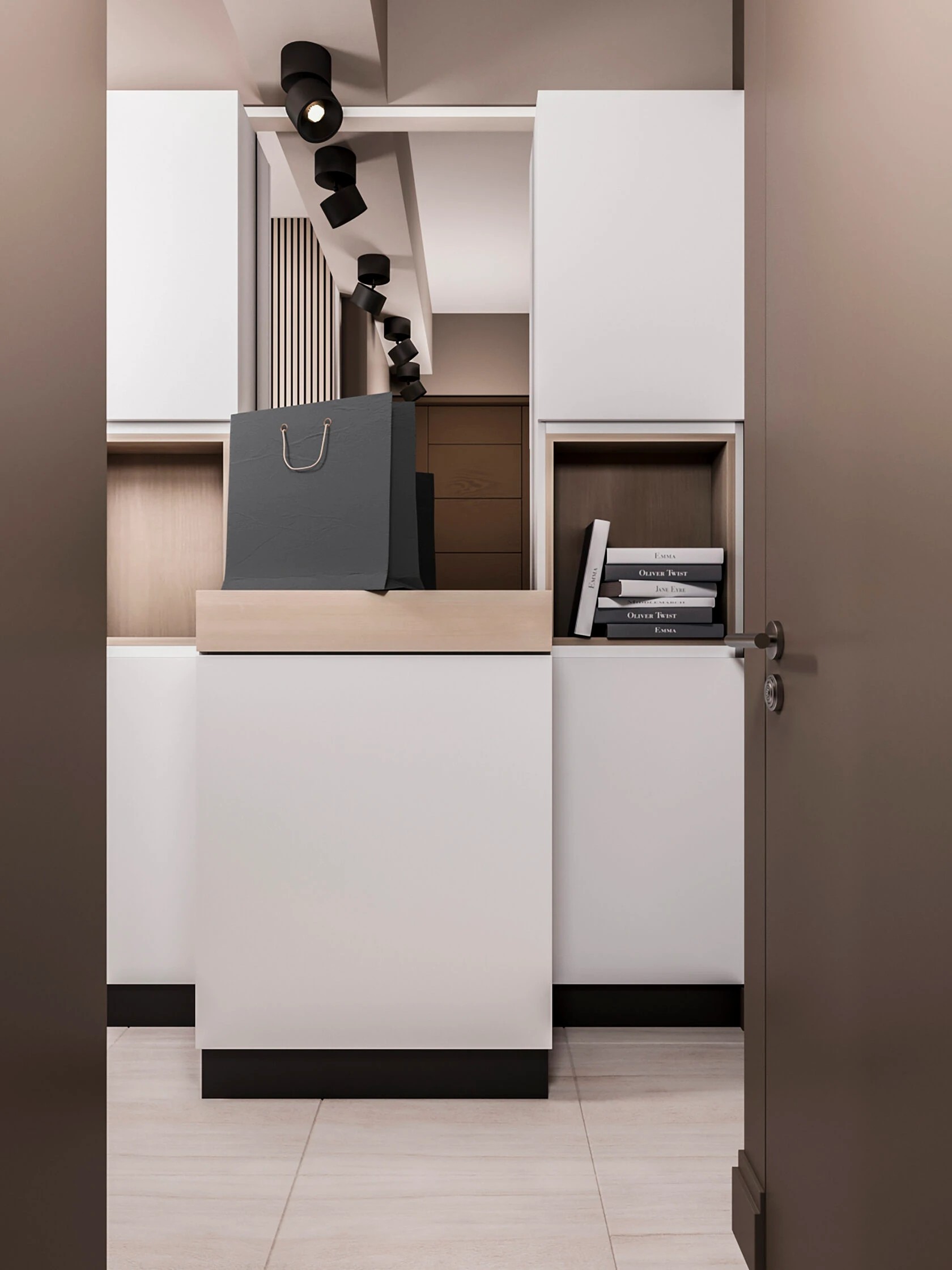 Дизайн кухни и прихожей