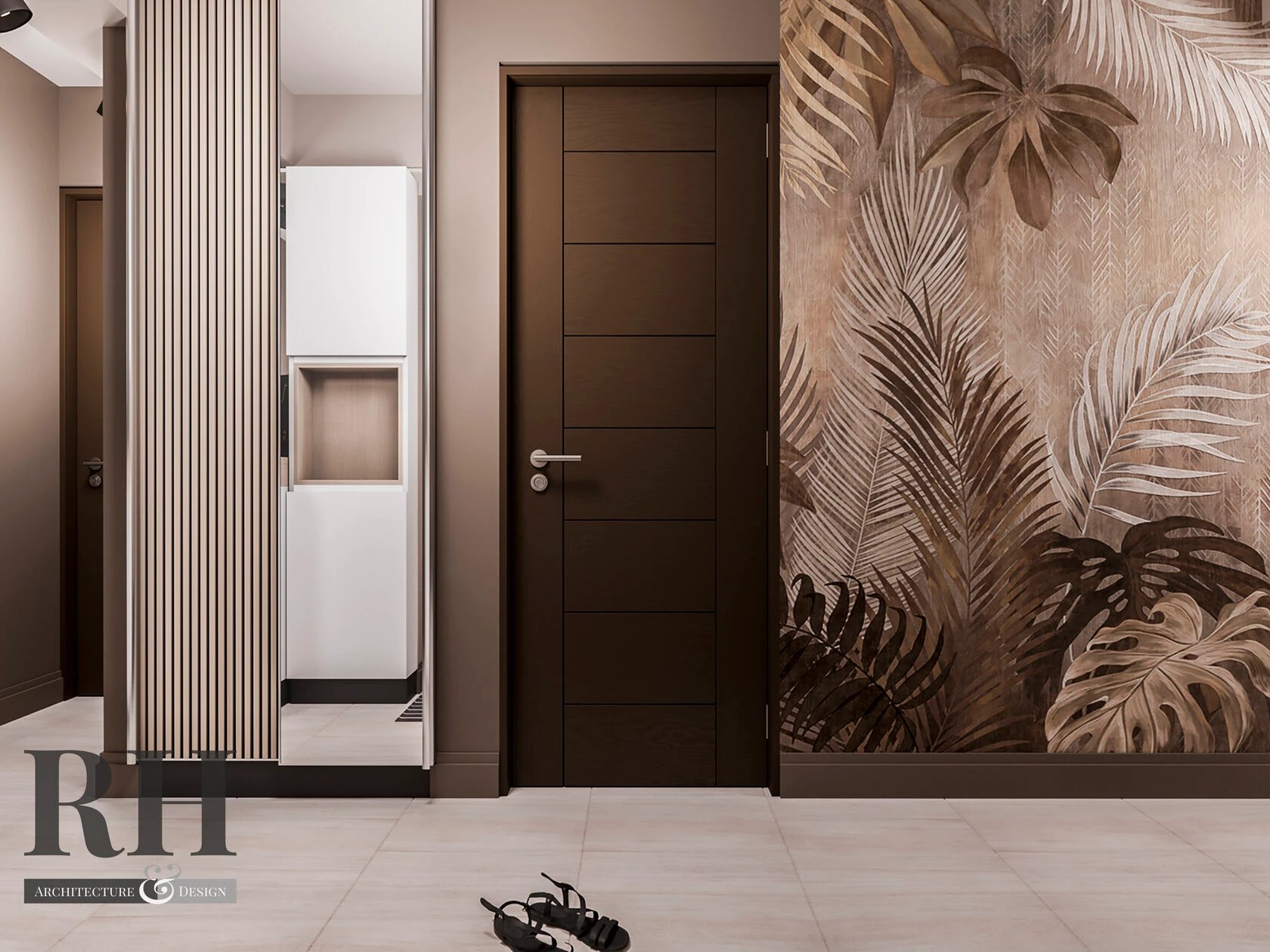 Дизайн кухни и прихожей