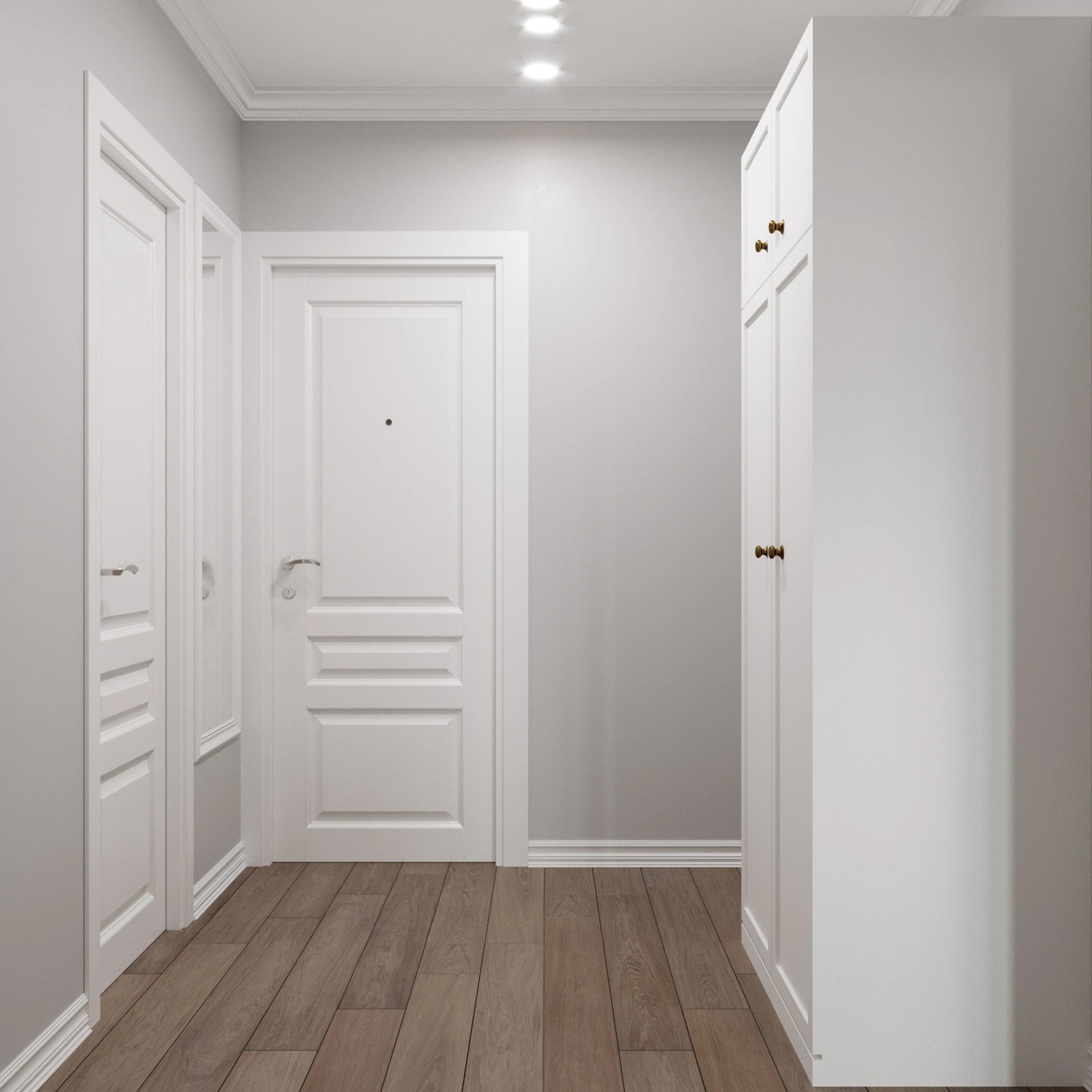 Трехкомнатная квартира 64 кв. м