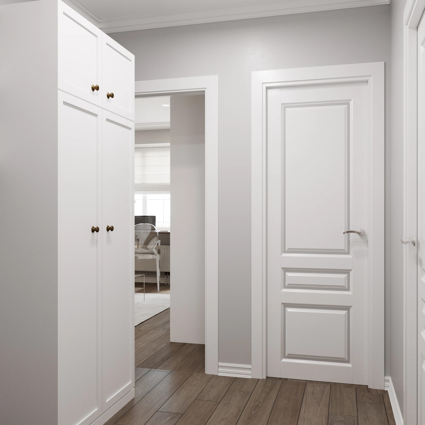 Трехкомнатная квартира 64 кв. м