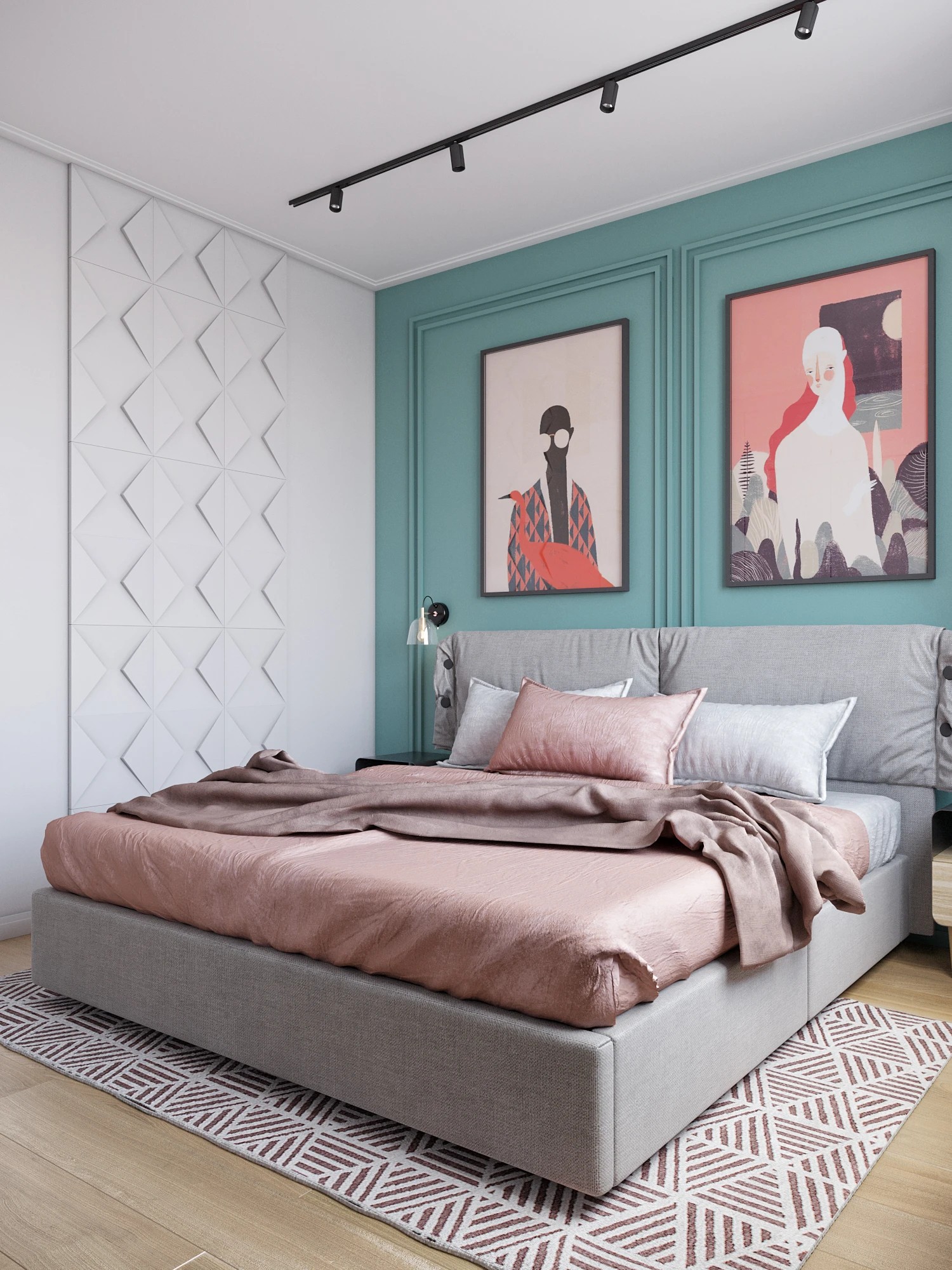 Трехкомнатная квартира 64 кв. м