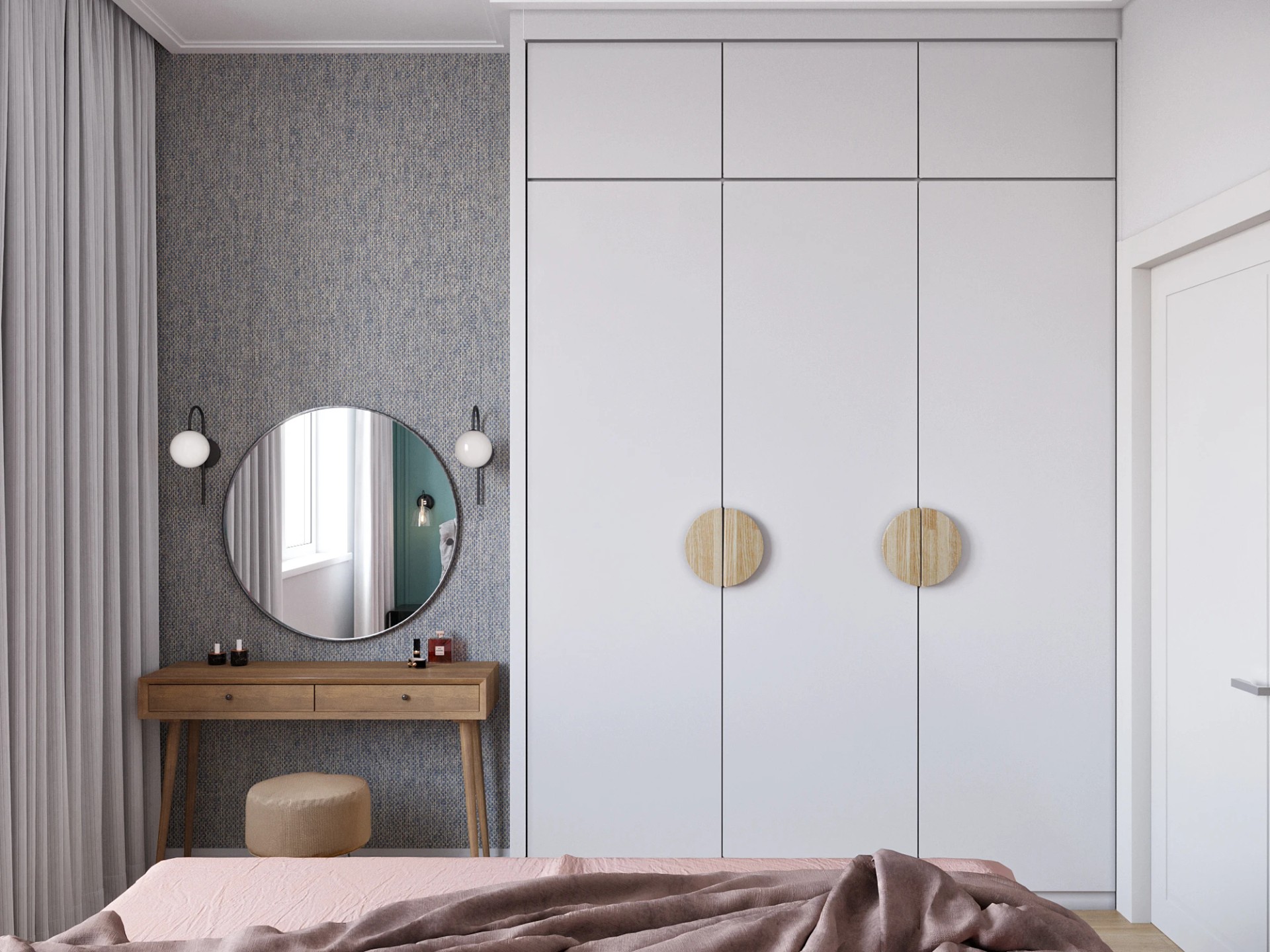 Трехкомнатная квартира 64 кв. м