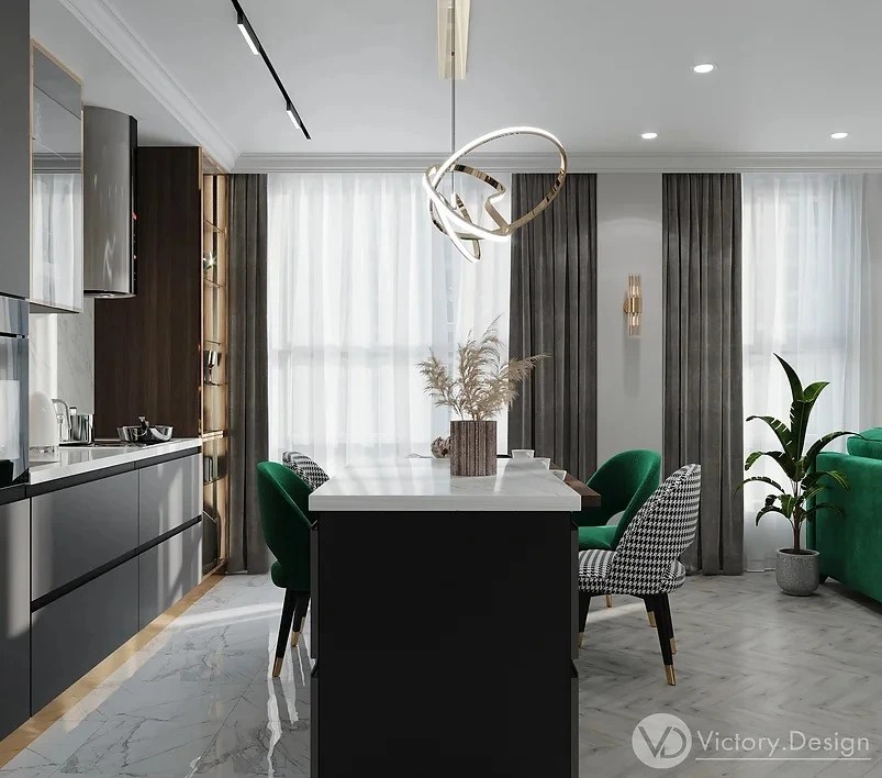 Квартира 64 кв.м  в ЖК "Голден Сити"