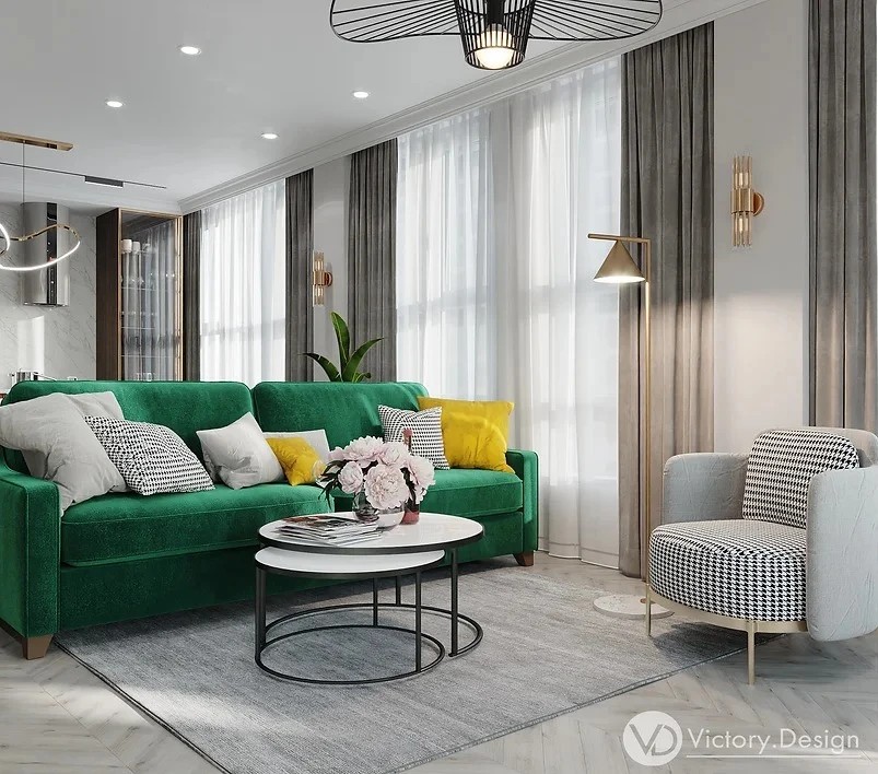 Квартира 64 кв.м  в ЖК "Голден Сити"