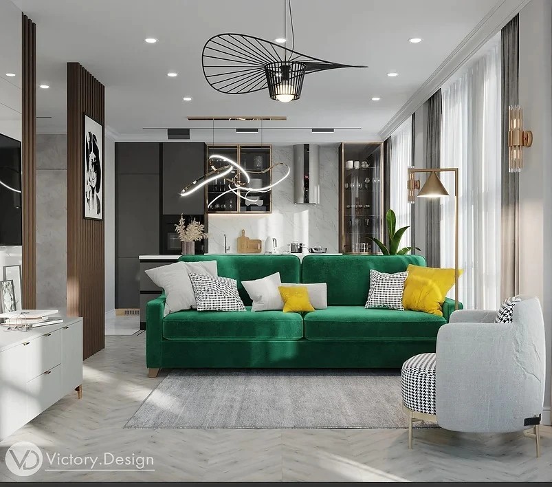 Квартира 64 кв.м  в ЖК "Голден Сити"