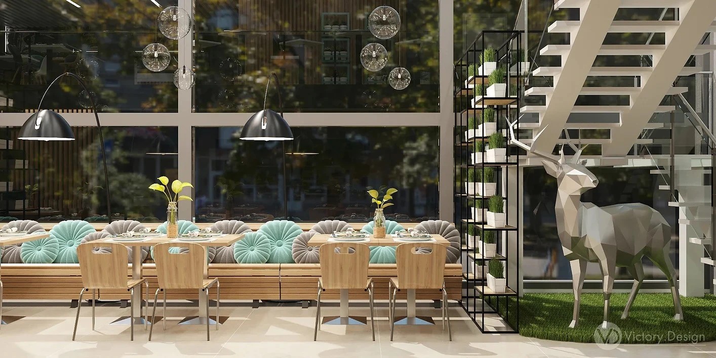 Кафе "ЕДУ ЕМ" в бизнес-центре "АВМ"