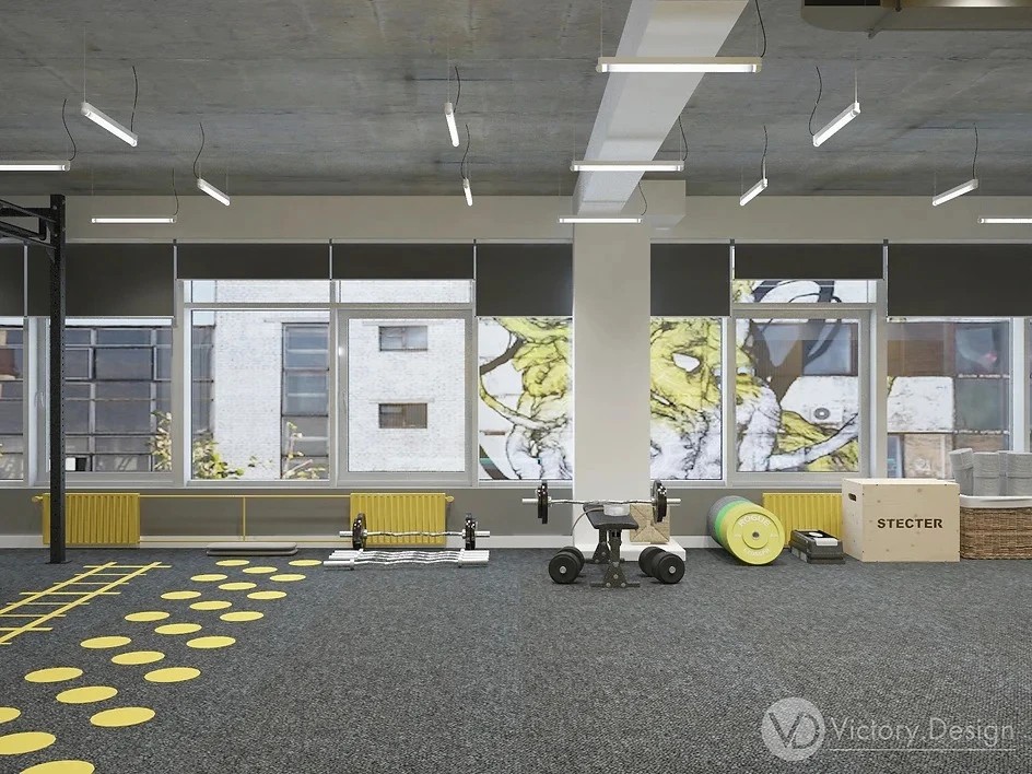 Фитнес студия "ПЛАНКА" Севкабель порт 300 кв.м