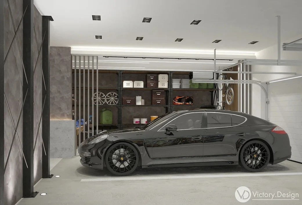 Гараж с зоной отдыха в СНТ "Медное Озеро" на 150 кв.м