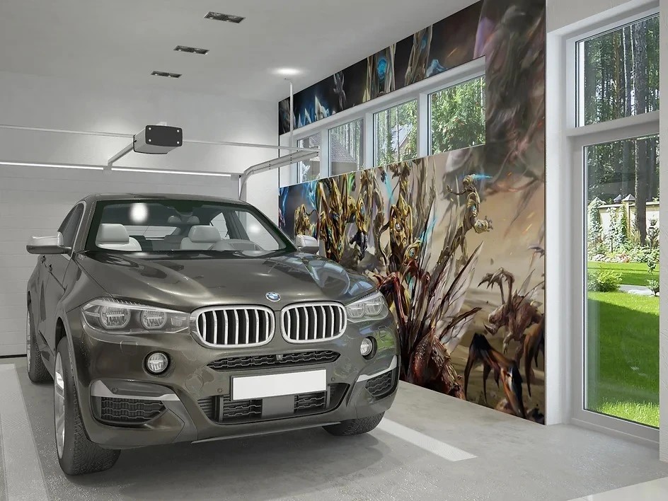 Гараж с зоной отдыха в СНТ "Медное Озеро" на 150 кв.м