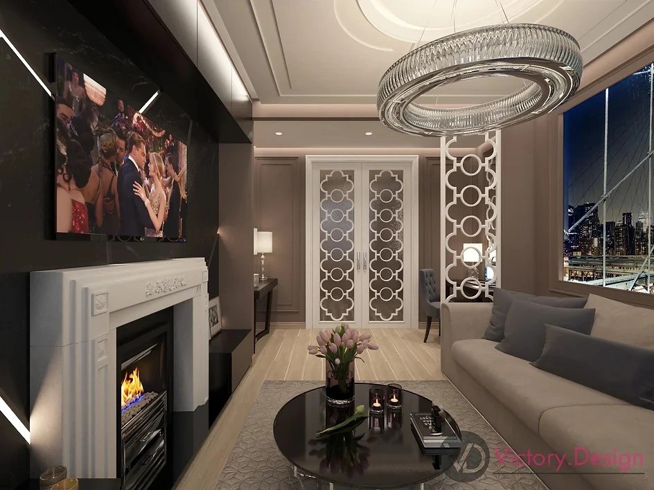 Дизайн-проект 3-комнатной квартиры в  ЖК «Балтийская Жемчужина»