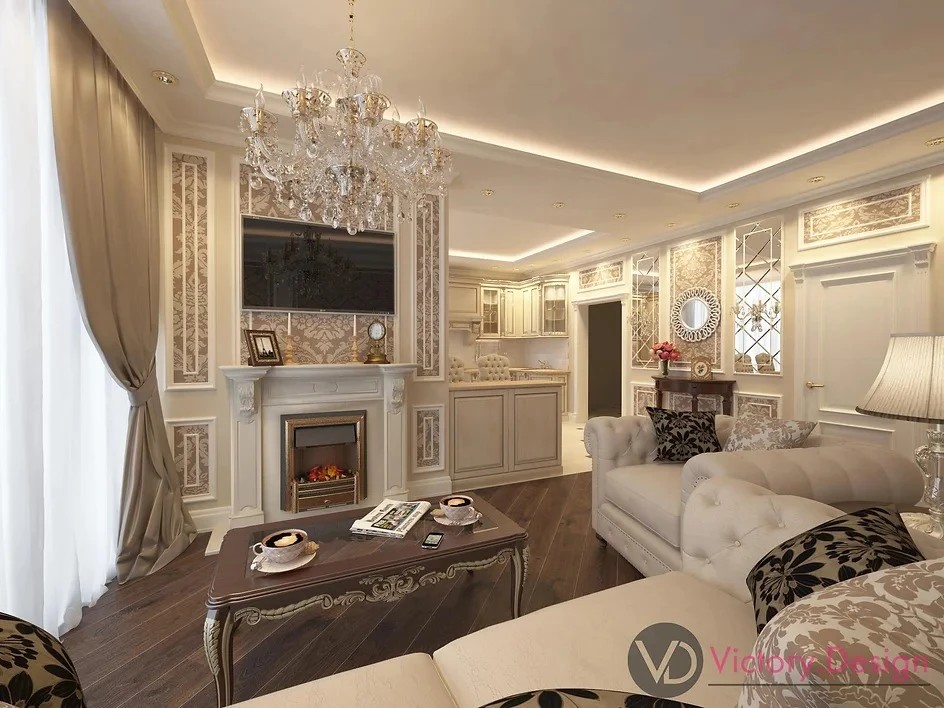 Дизайн-проект двухкомнатной квартиры в ЖК «Шаляпин»