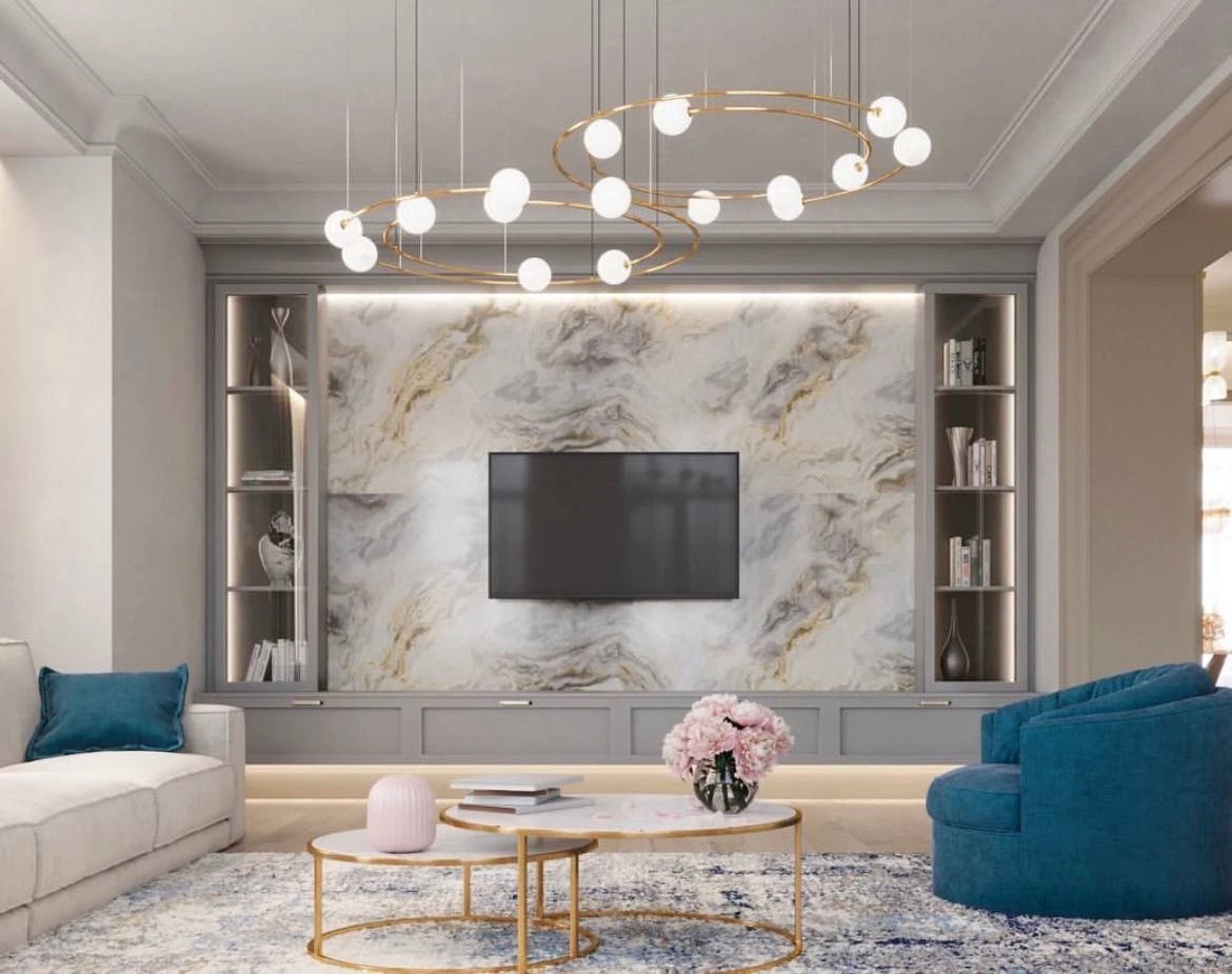 Визуализация гостиной