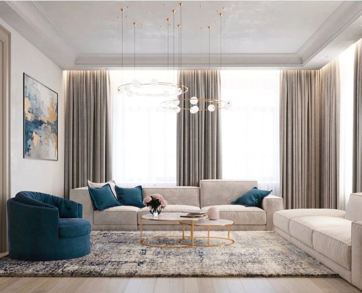 Визуализация гостиной