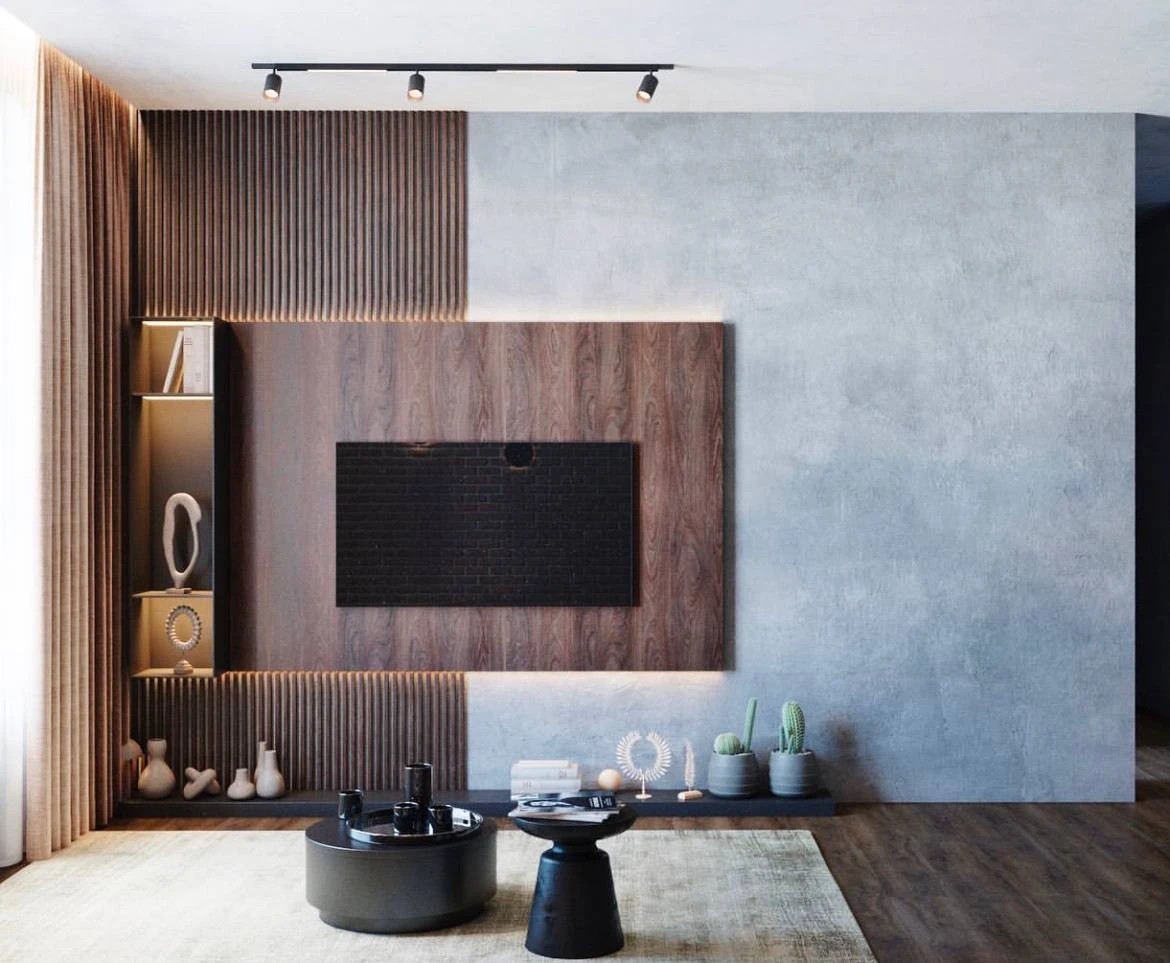 Зона кухни-гостиной