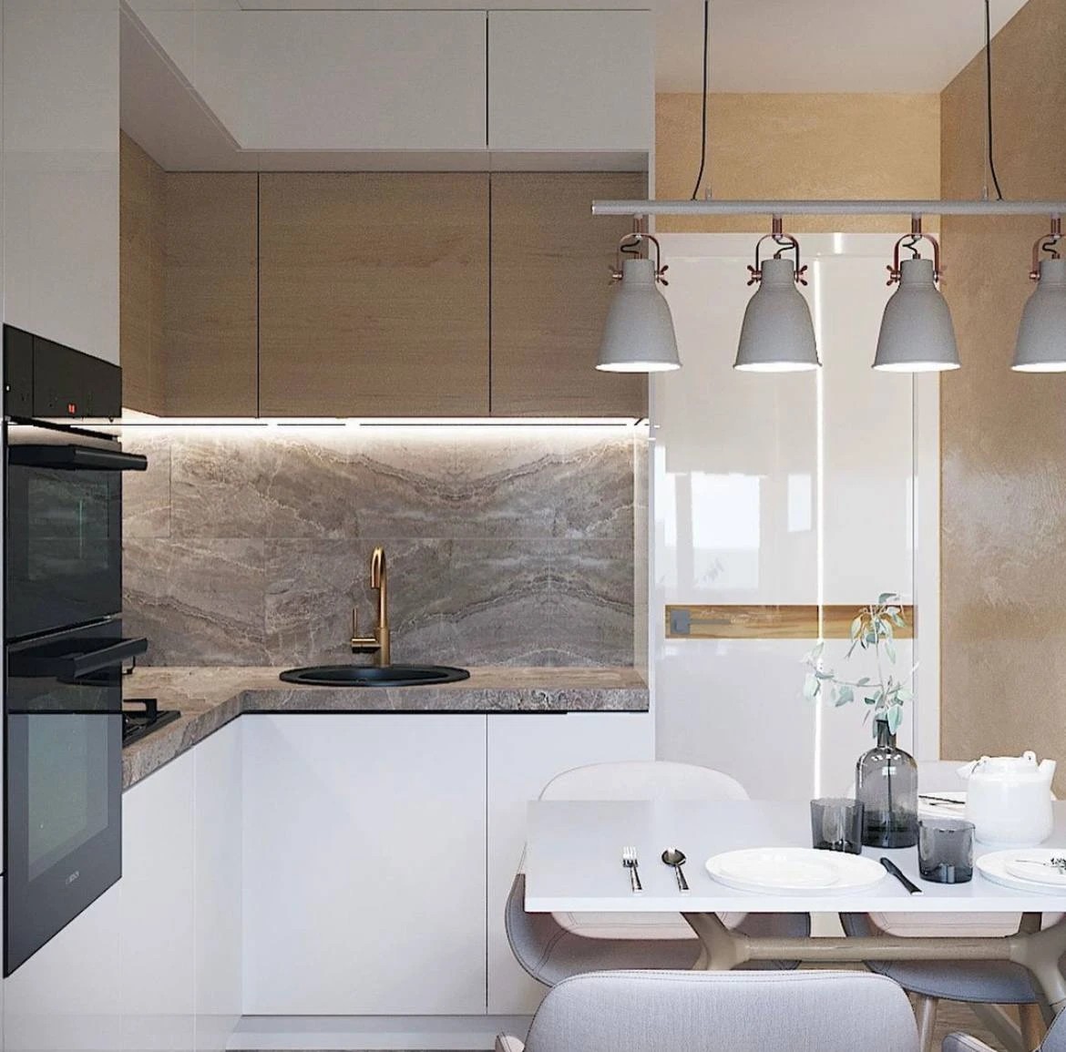 1-я квартира, Вятский переулок. Москва