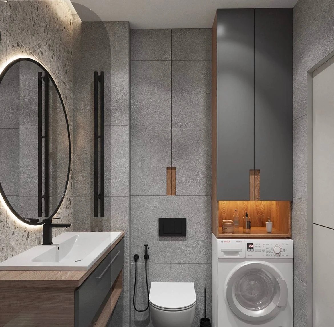 Дизайн-проекты ванной и санузла