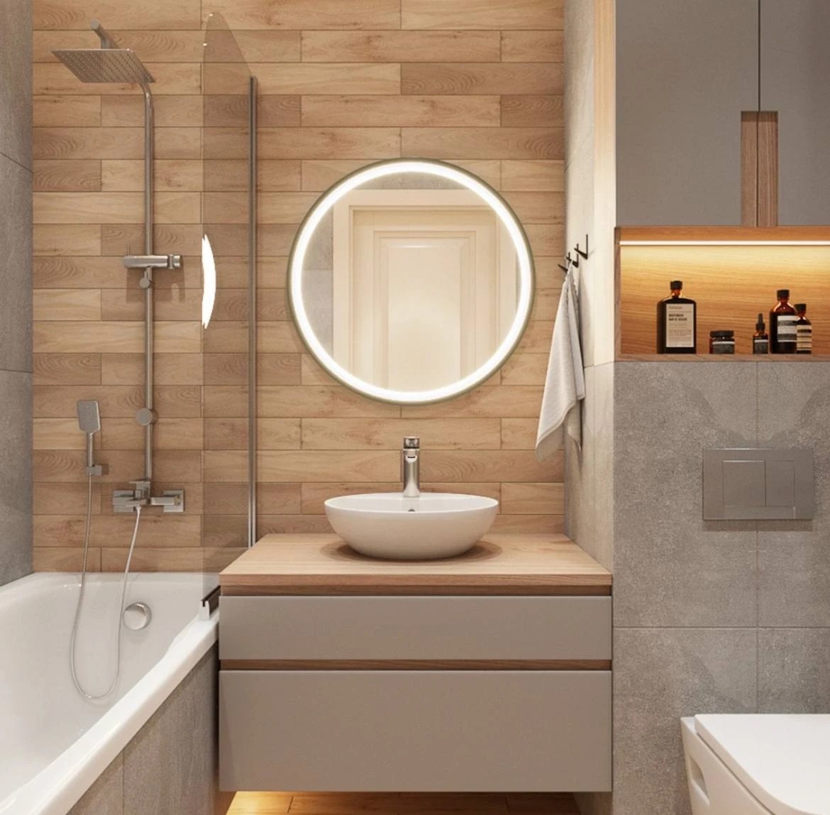 Дизайн-проекты ванной и санузла