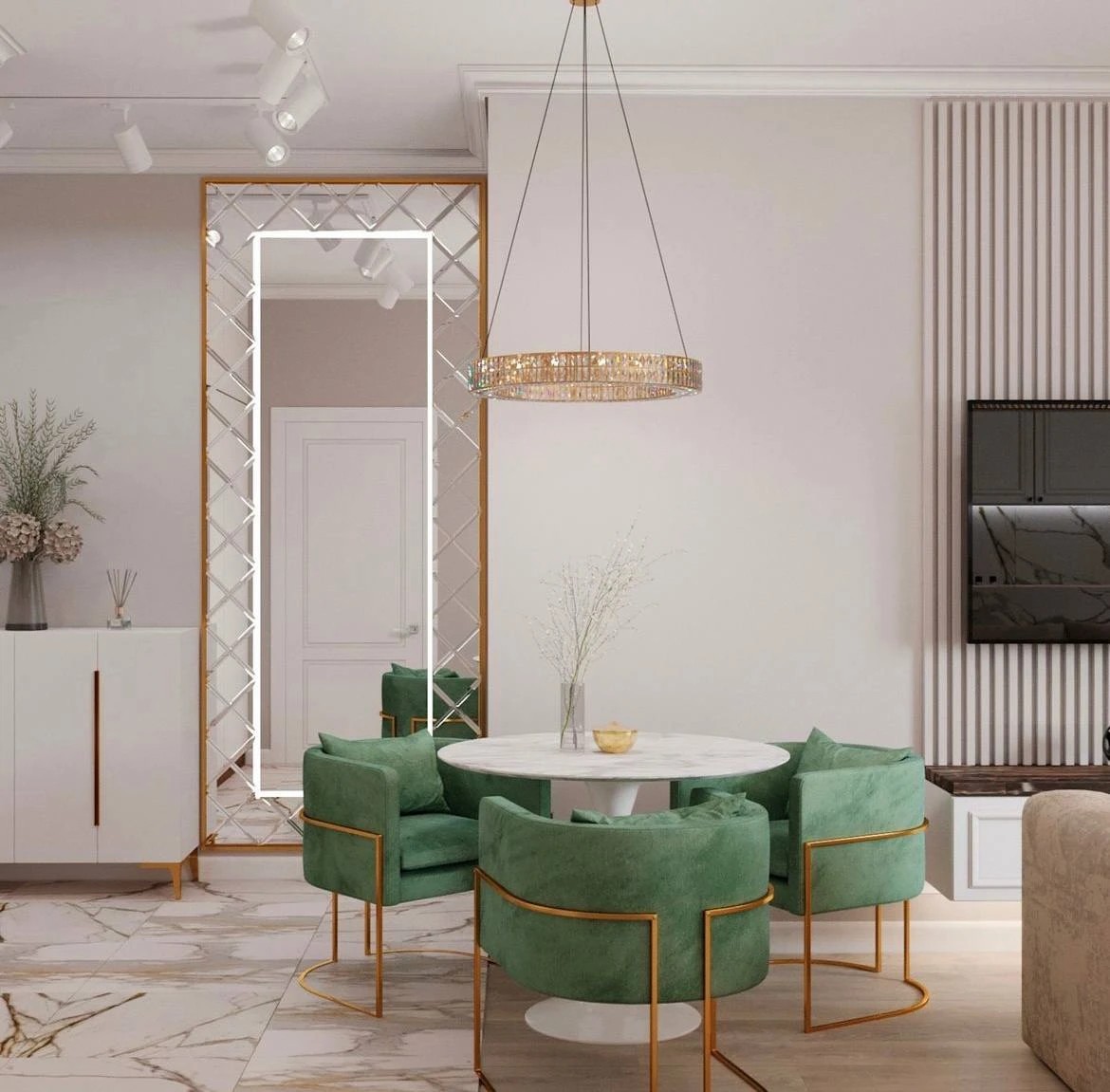 Дизайн-проект Еврооднушки 45 кв.м в Москве