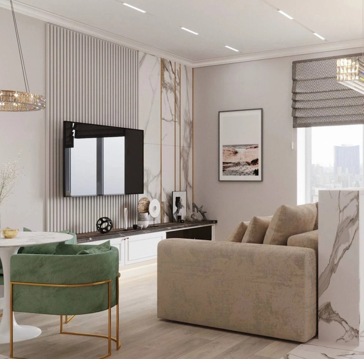 Дизайн-проект Еврооднушки 45 кв.м в Москве