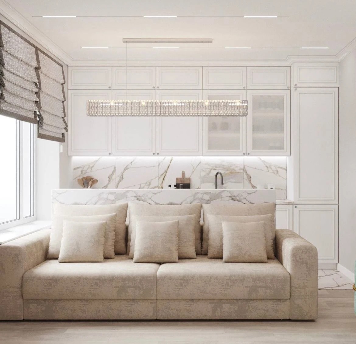 Дизайн-проект Еврооднушки 45 кв.м в Москве