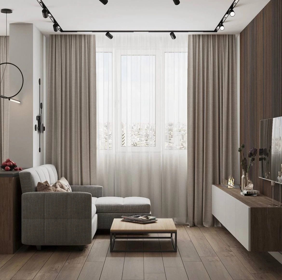 Дизайн-проекты гостиной