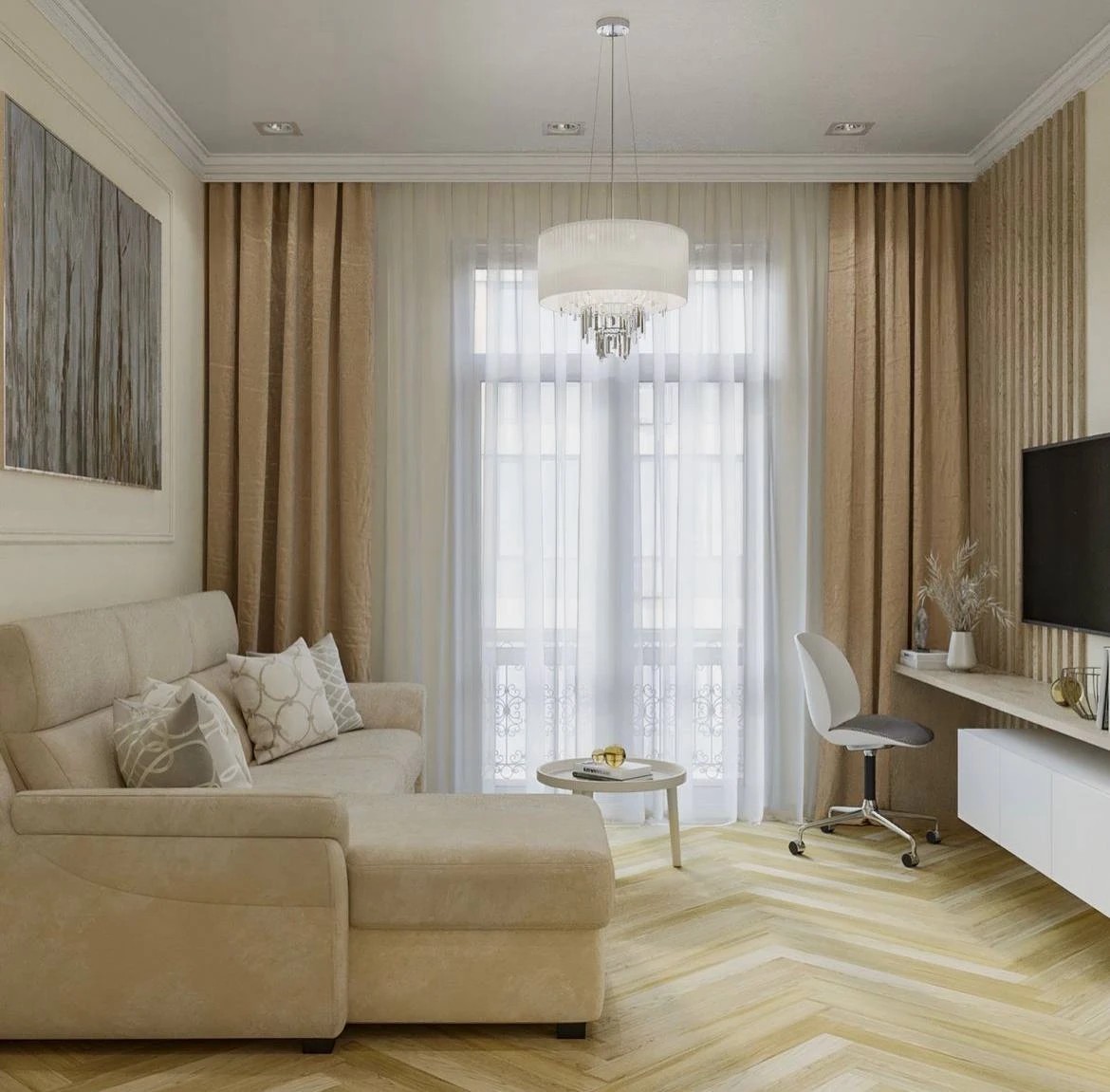 Дизайн-проекты гостиной