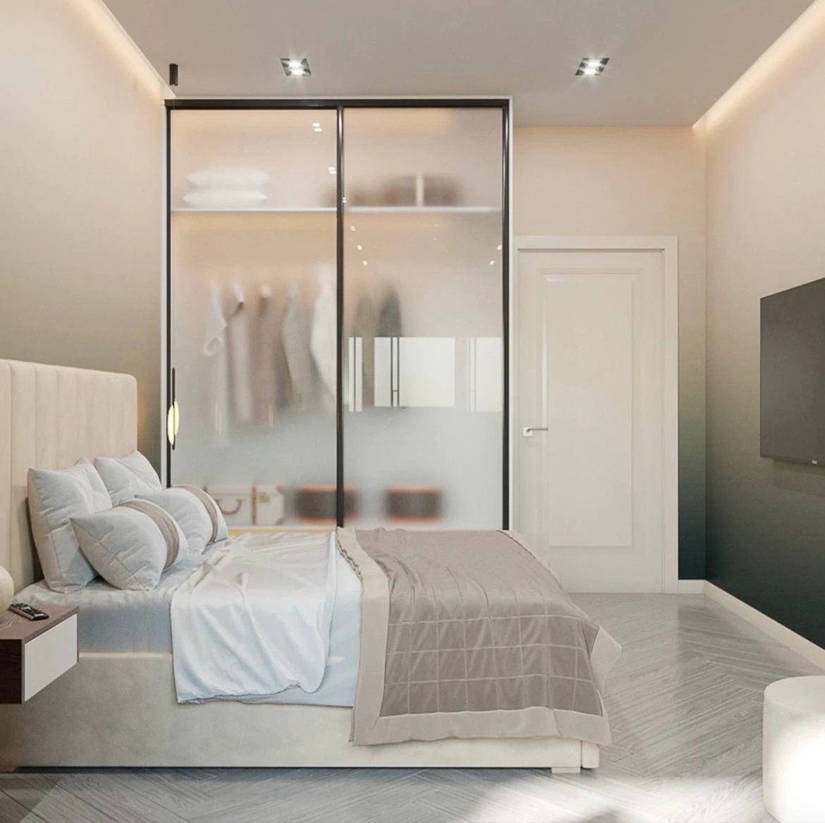 Дизайн-проекты спальни с рабочим местом