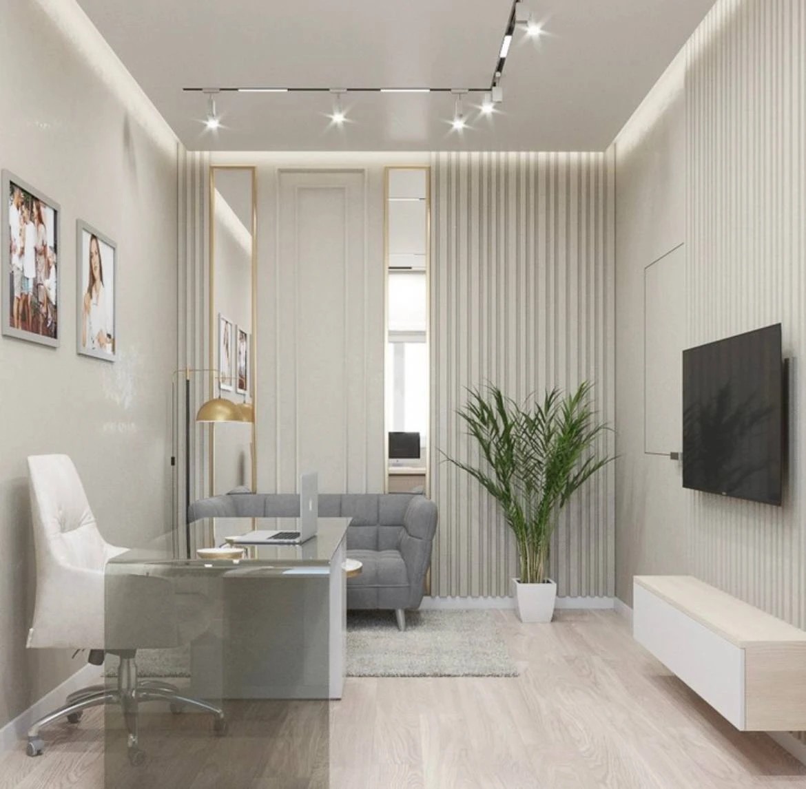 Кабинет блогера с тремя сценариями съемок