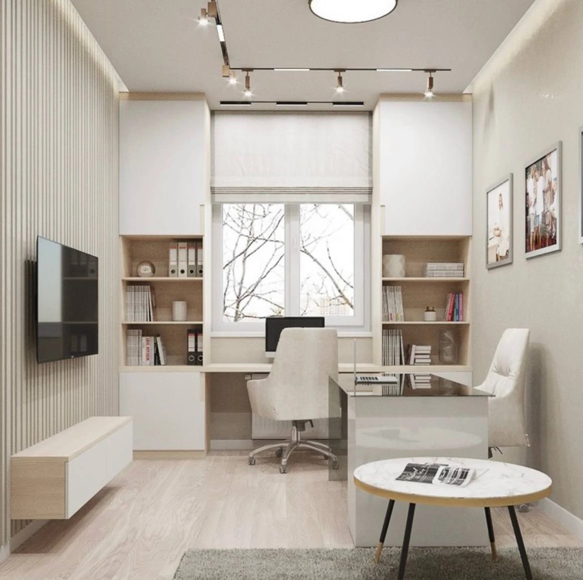 Кабинет блогера с тремя сценариями съемок