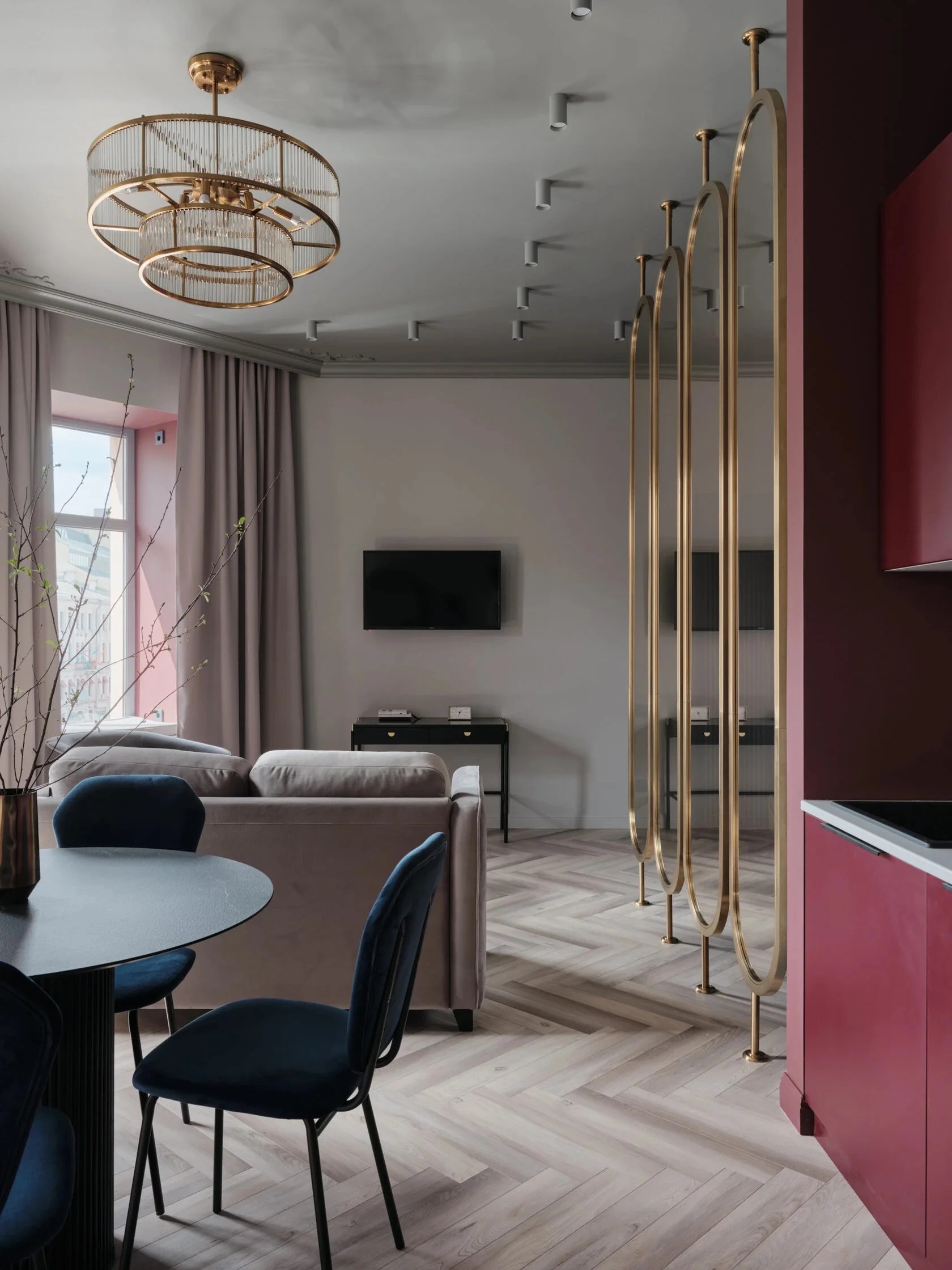 Проект для аренды «Невский 96». Деление на студии. Апартамент №1