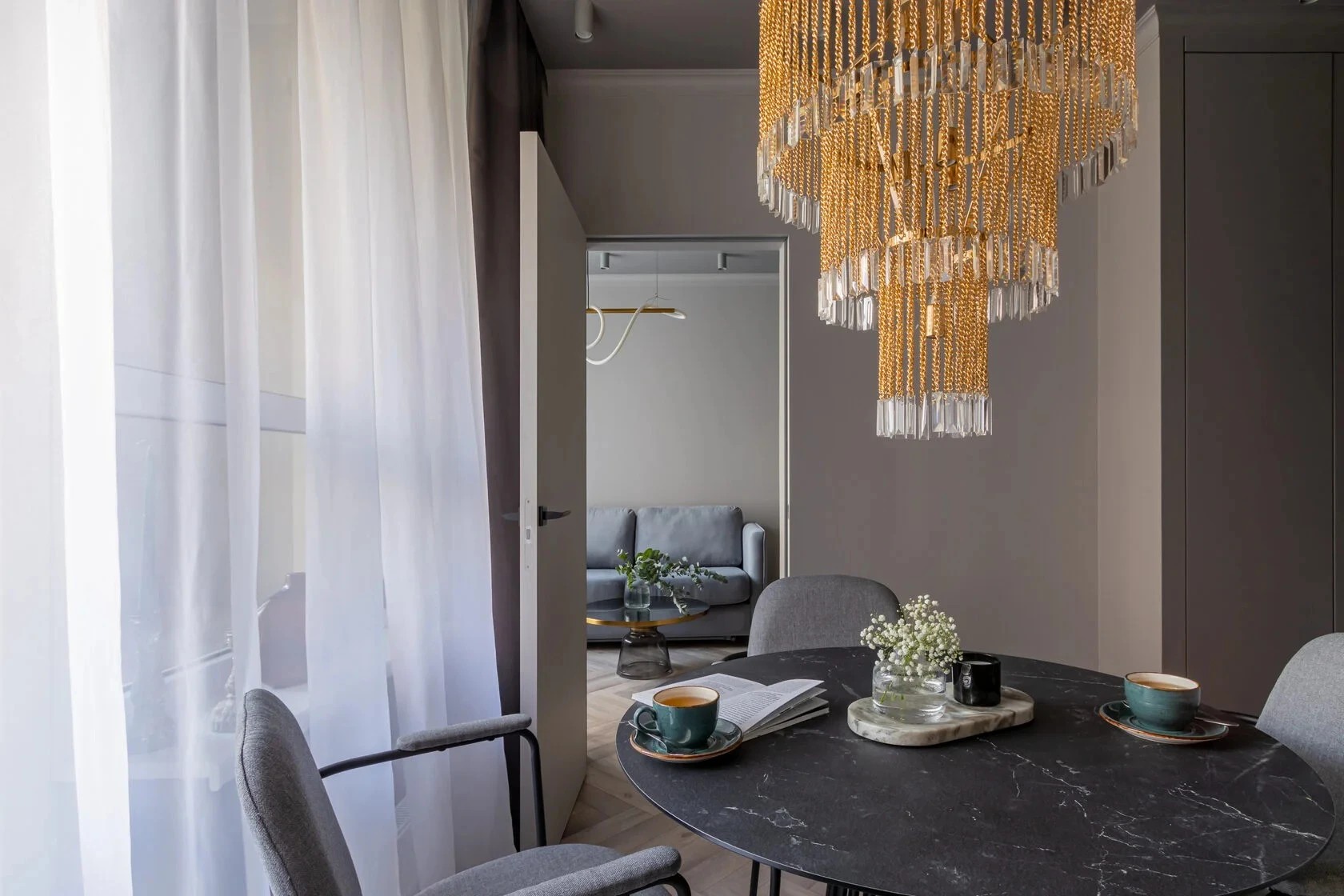 Проект для аренды в ЖК Ligovsky City. Деление на студии. Апартамент №1