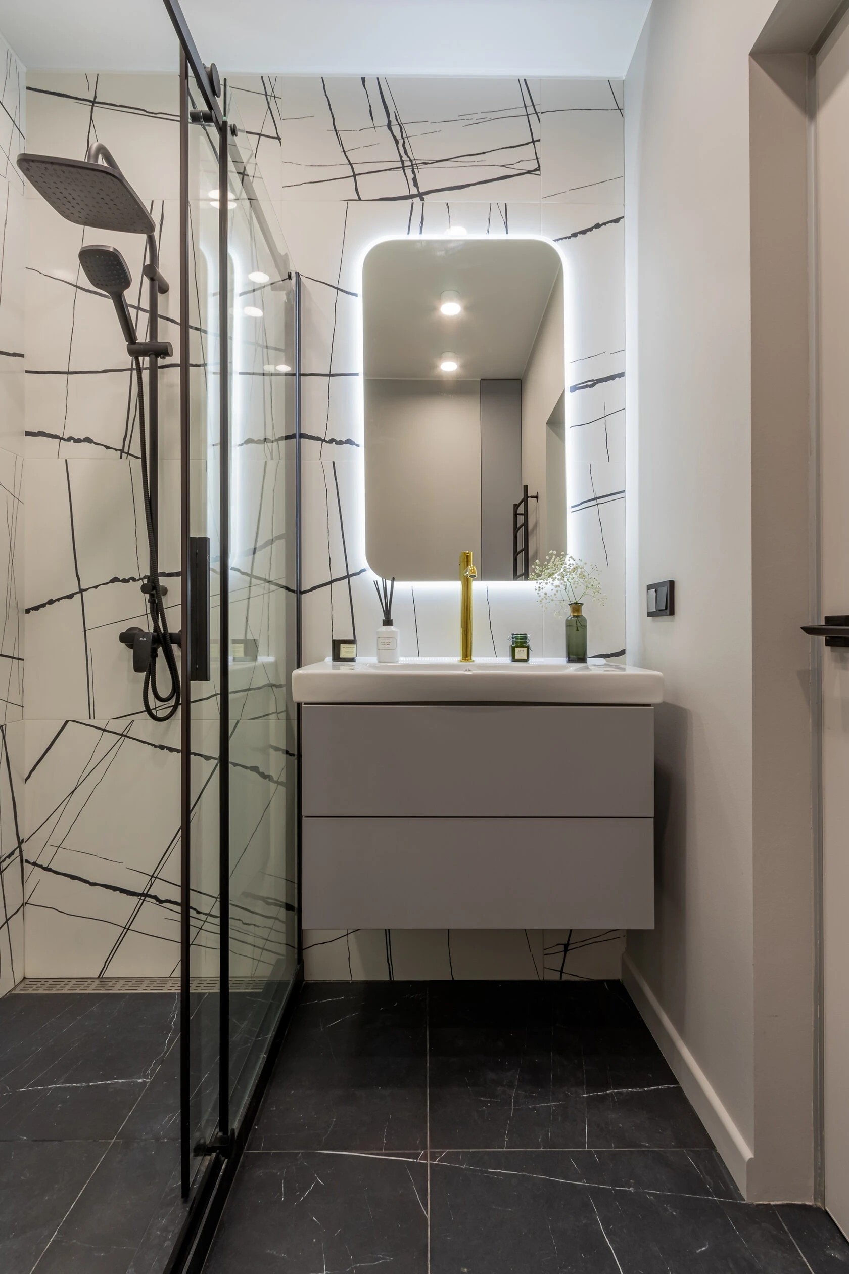 Проект для аренды в ЖК Ligovsky City. Деление на студии. Апартамент №1