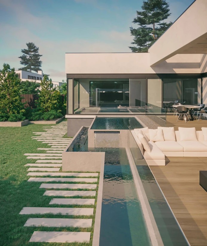 Дом с бассейном