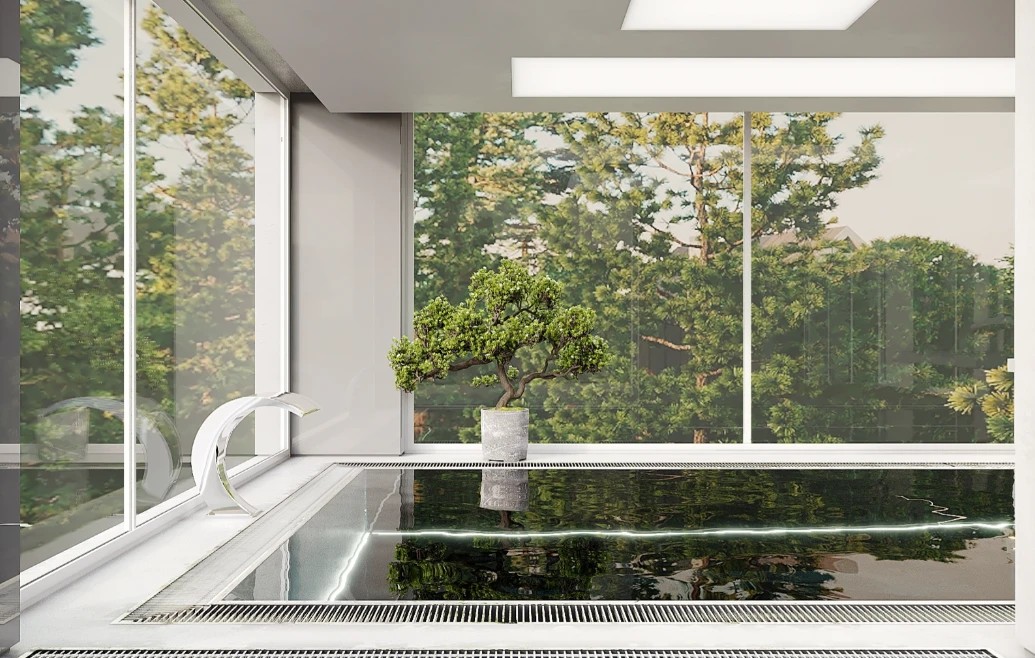 Дом с бассейном