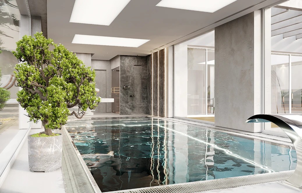 Дом с бассейном