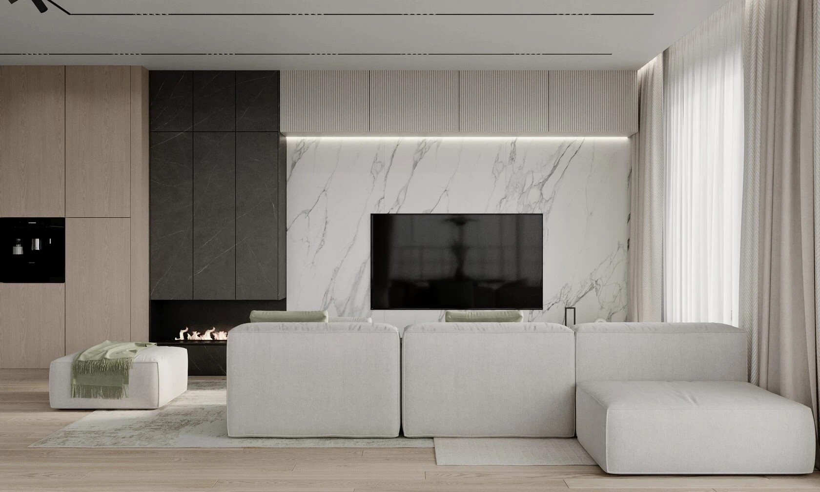 Квартира в ЖК Октавия, 143 кв. м