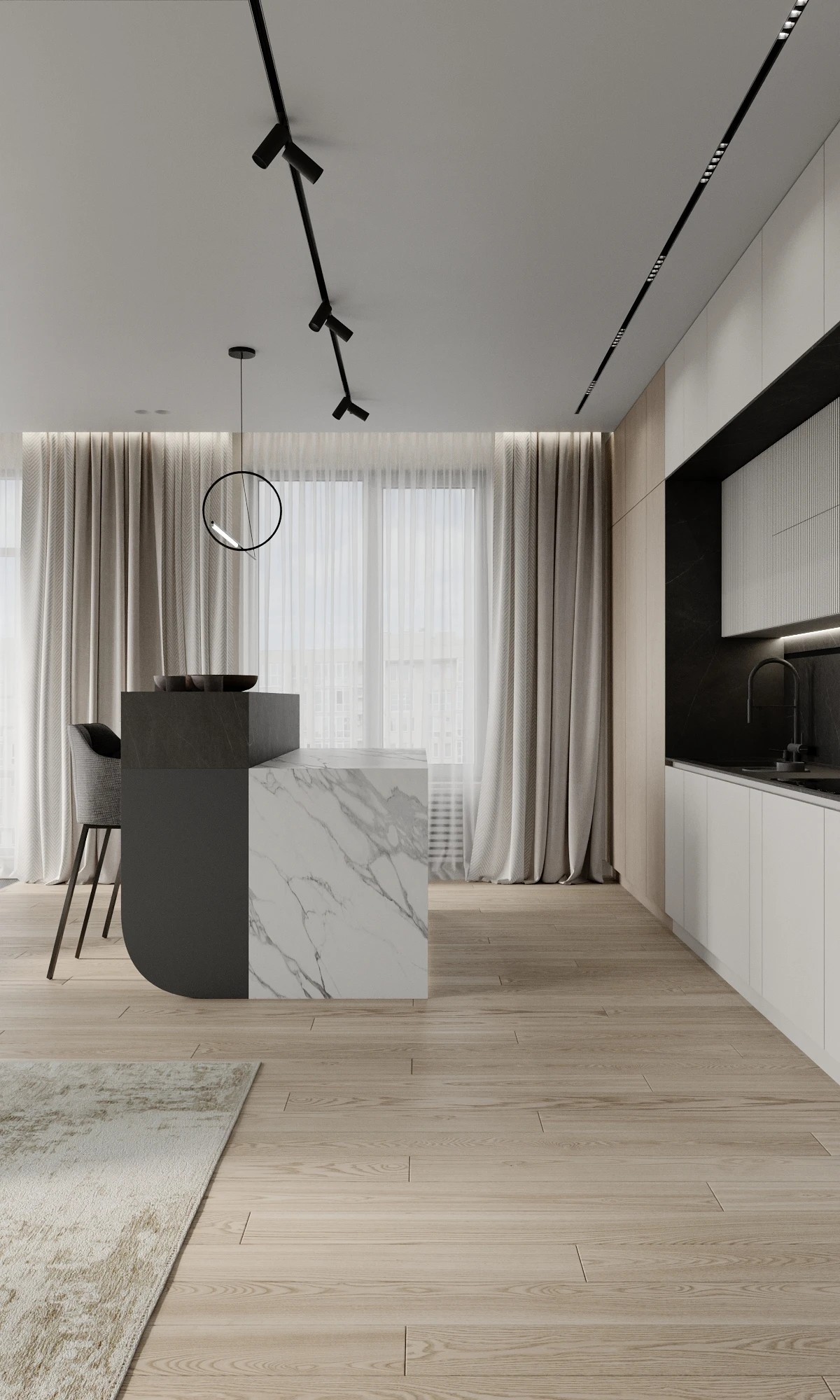 Квартира в ЖК Октавия, 143 кв. м