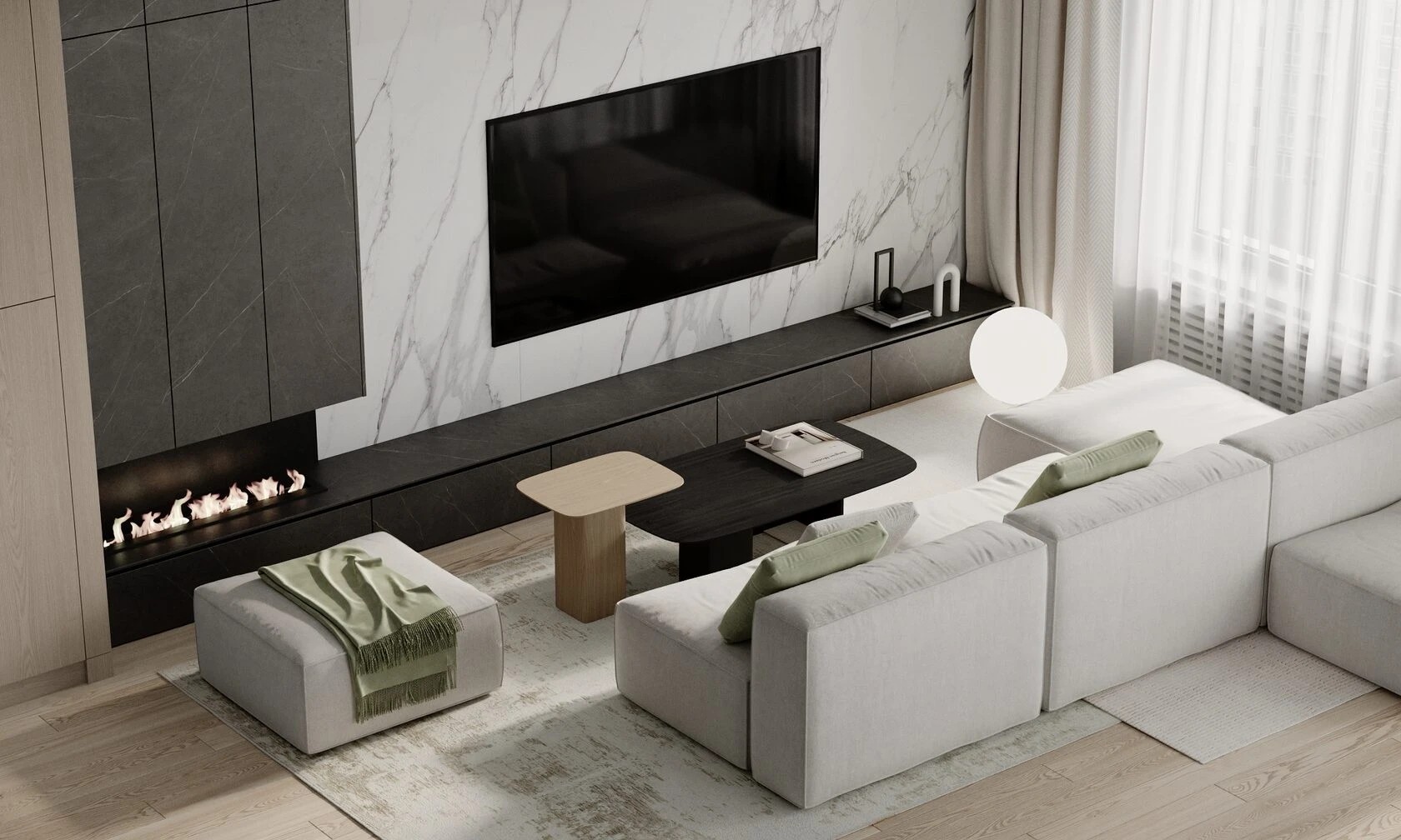 Квартира в ЖК Октавия, 143 кв. м